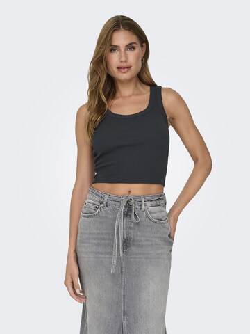 ONLY Top in Schwarz: Vorderseite