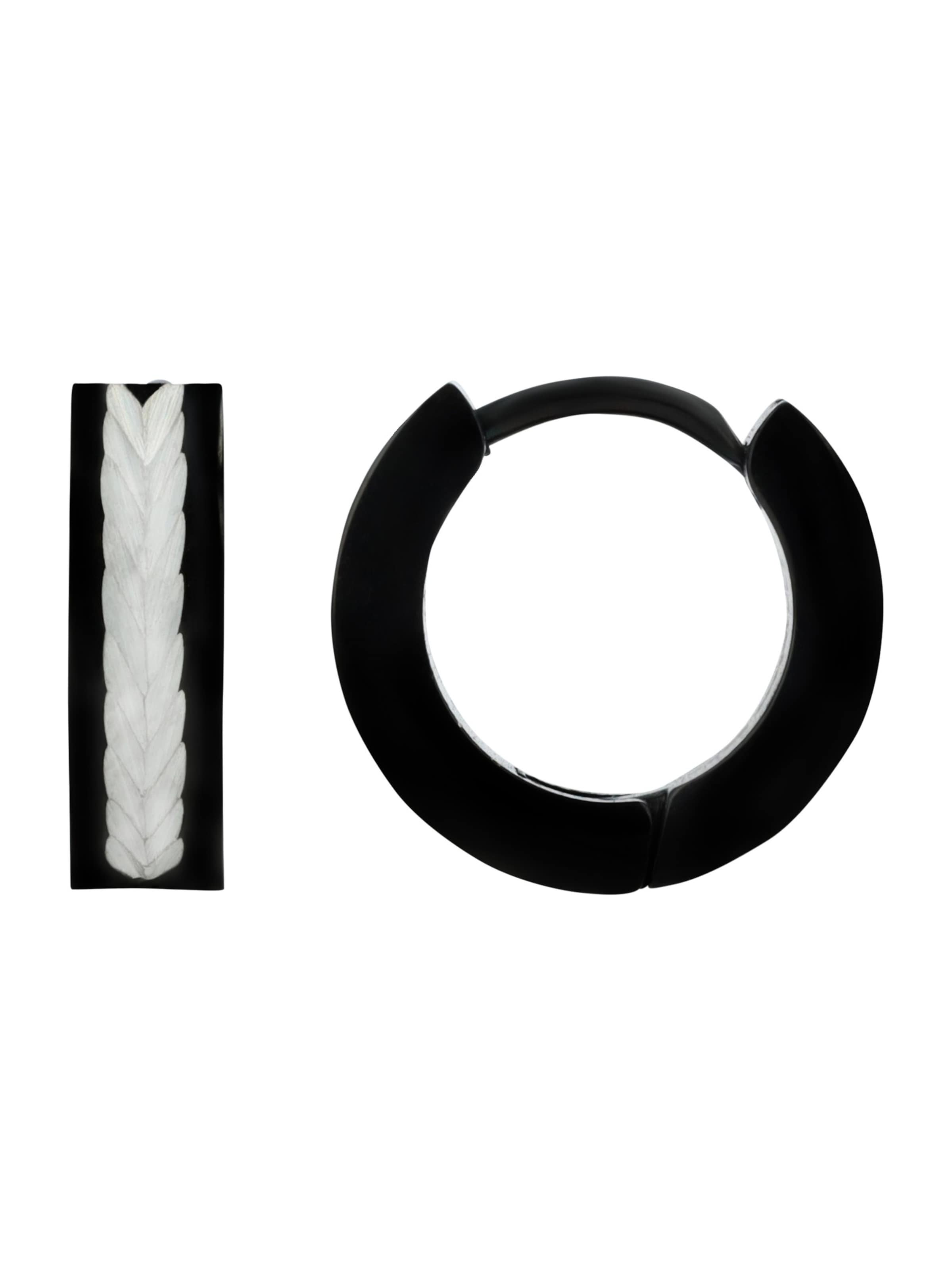 Akzent Earrings 'Jorik, Ionenplattierung' in Black