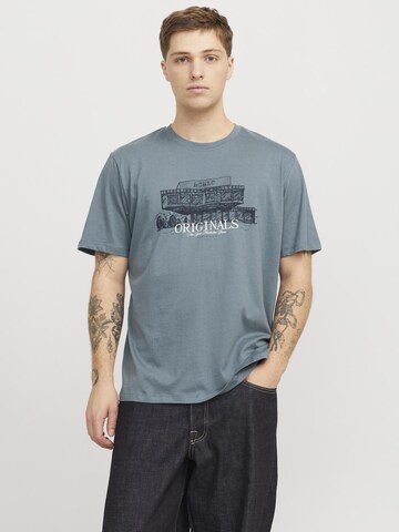 JACK & JONES Shirt in Grey: front