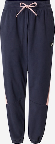 ADIDAS SPORTSWEAR Tapered Workout Pants in Blue: front