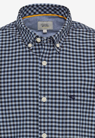 CAMEL ACTIVE Comfort fit Button Up Shirt in Blue
