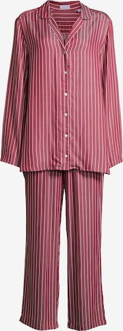 SEIDENSTICKER Pajama 'Classic Web' in Red: front