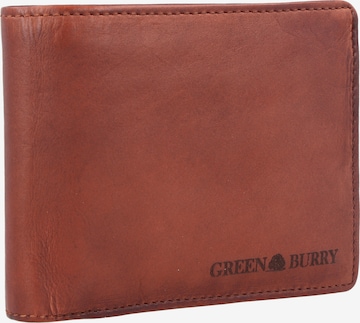 GREENBURRY Wallet 'Vintage Washed' in Brown