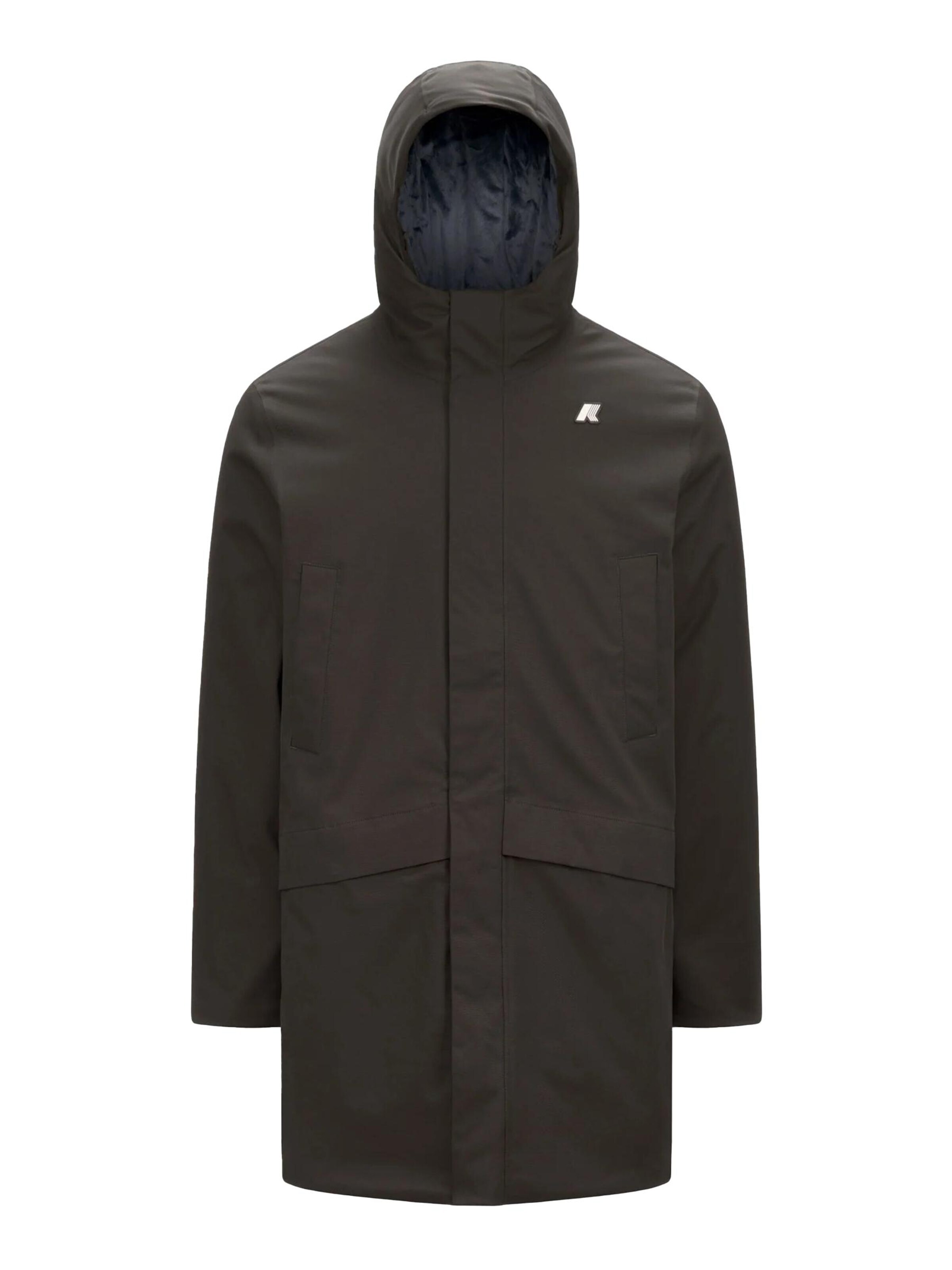 K-Way Winter jacket 'K-WAY JARNO TWILL MARMOTTA GIUBBINO' in Green: front