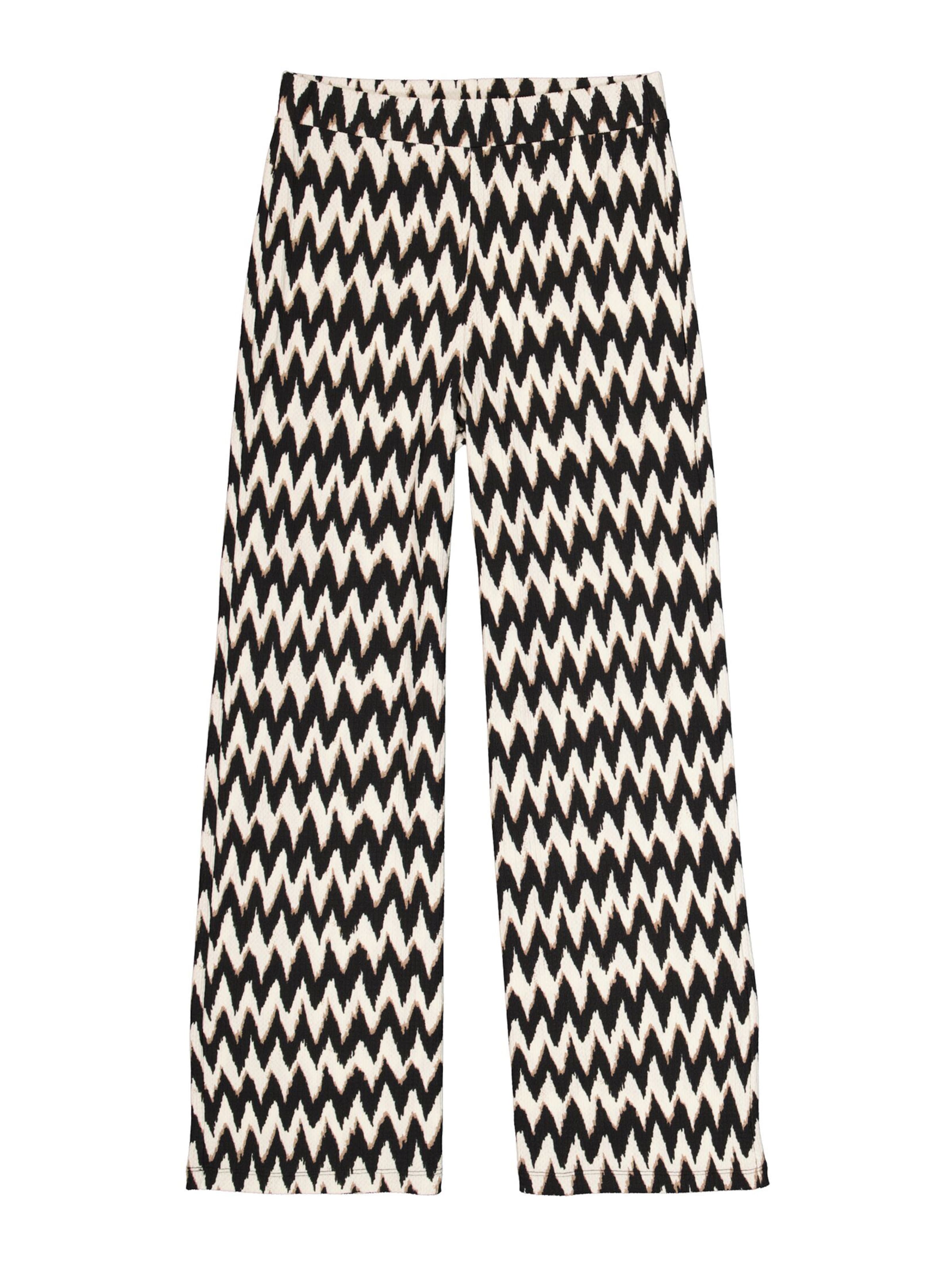 Wide leg Pantaloni di GARCIA in nero: frontale