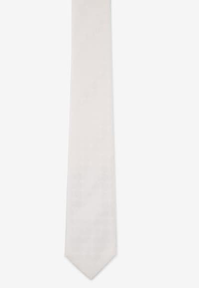 JOOP! Krawatte in creme / silbergrau, Produktansicht