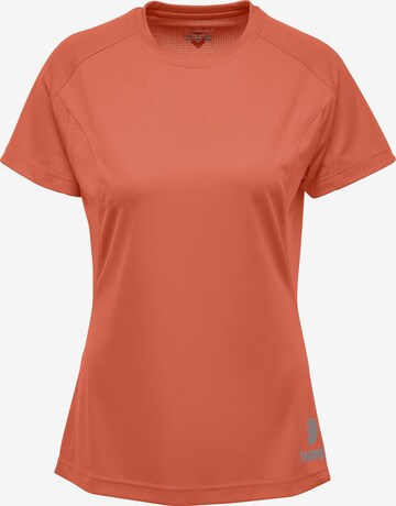 Hummel Performance Shirt in Orange: front