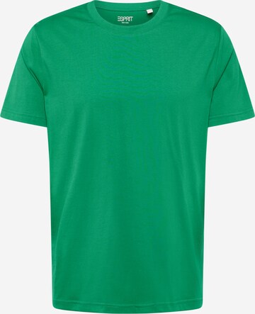 ESPRIT - Camiseta en verde: frente