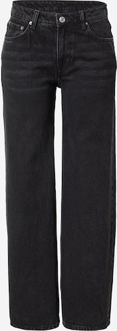 WEEKDAY Wide leg Jeans 'Ray' in Zwart: voorkant