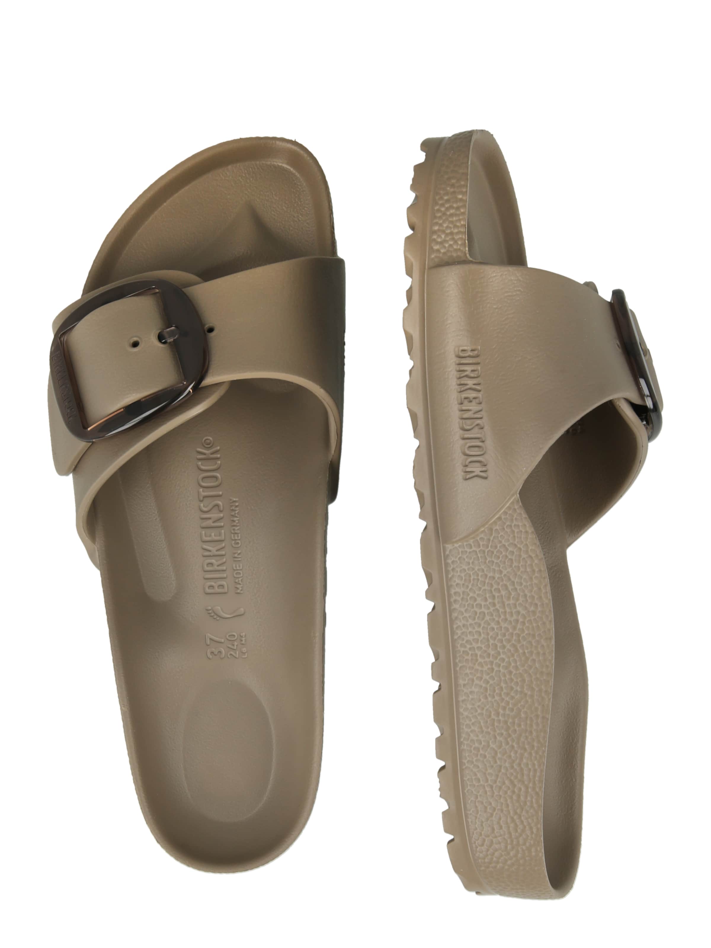 BIRKENSTOCK Nizki natikači 'Madrid' | siva barva