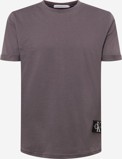 Calvin Klein Jeans T-Shirt en gris foncé, Vue avec produit