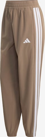 ADIDAS PERFORMANCE Workout Pants 'Essentials ' in Beige: front