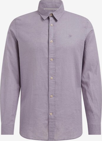 Chemise WE Fashion en violet : devant