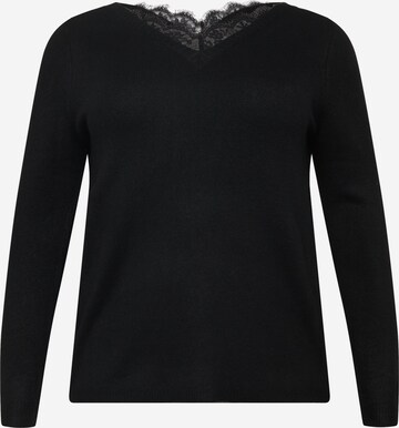 Pull-over 'JULIE' ONLY Curve en noir : devant