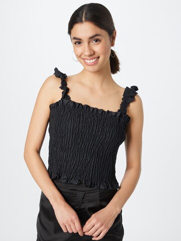 Top di Nasty Gal in nero: frontale