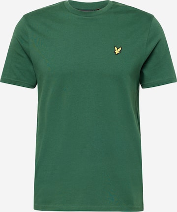 Lyle & Scott Tričko – zelená: přední strana