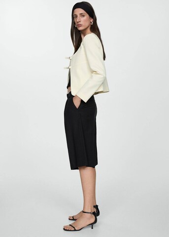 MANGO Loose fit Pleat-Front Pants 'Lago' in Black