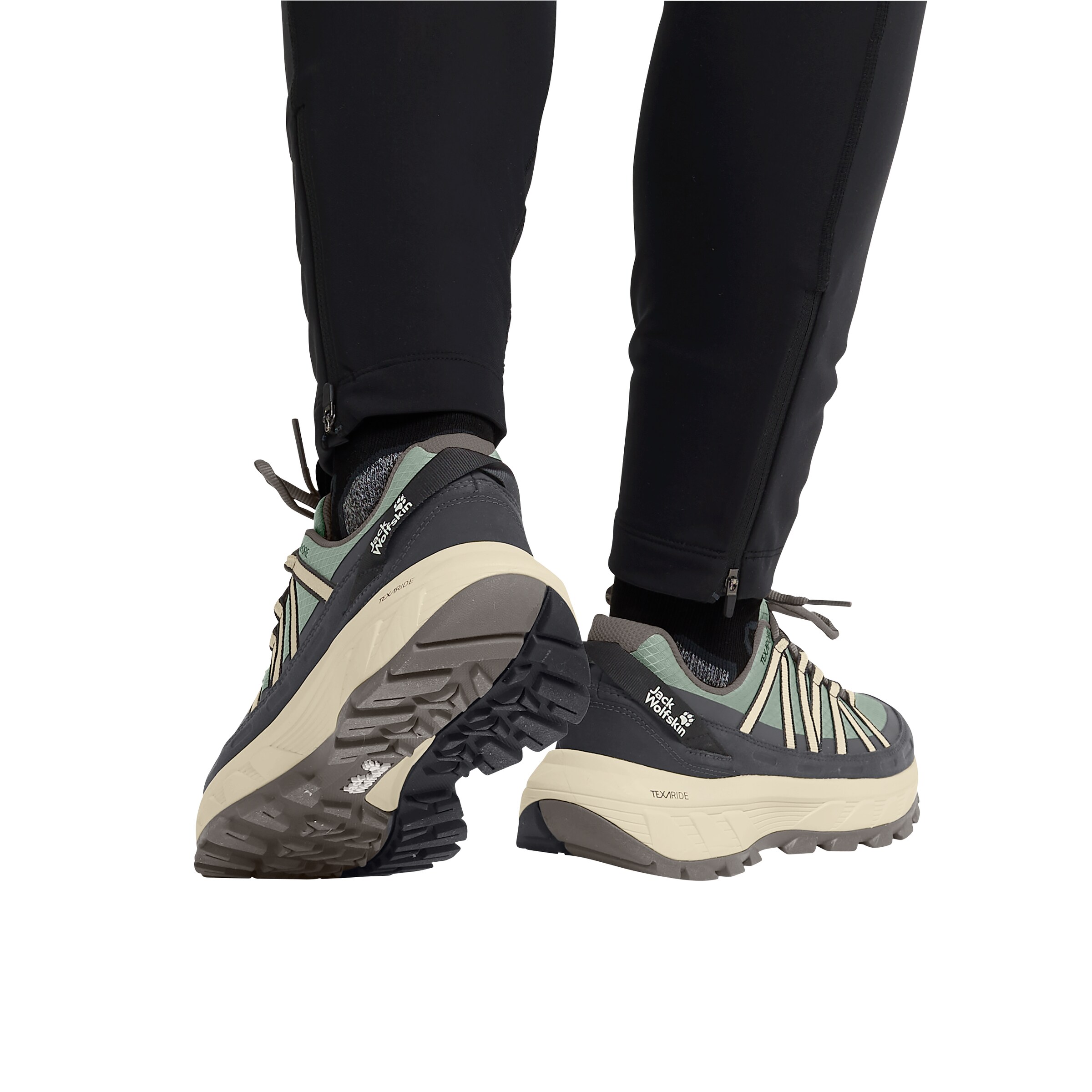 JACK WOLFSKIN Halbschuh in Grün