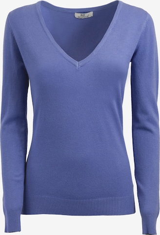 Influencer Pullover in Blau: predná strana