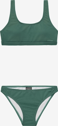 PROTEST Bustier Bikini 'PRTRose JR' in Grün: Vorderseite