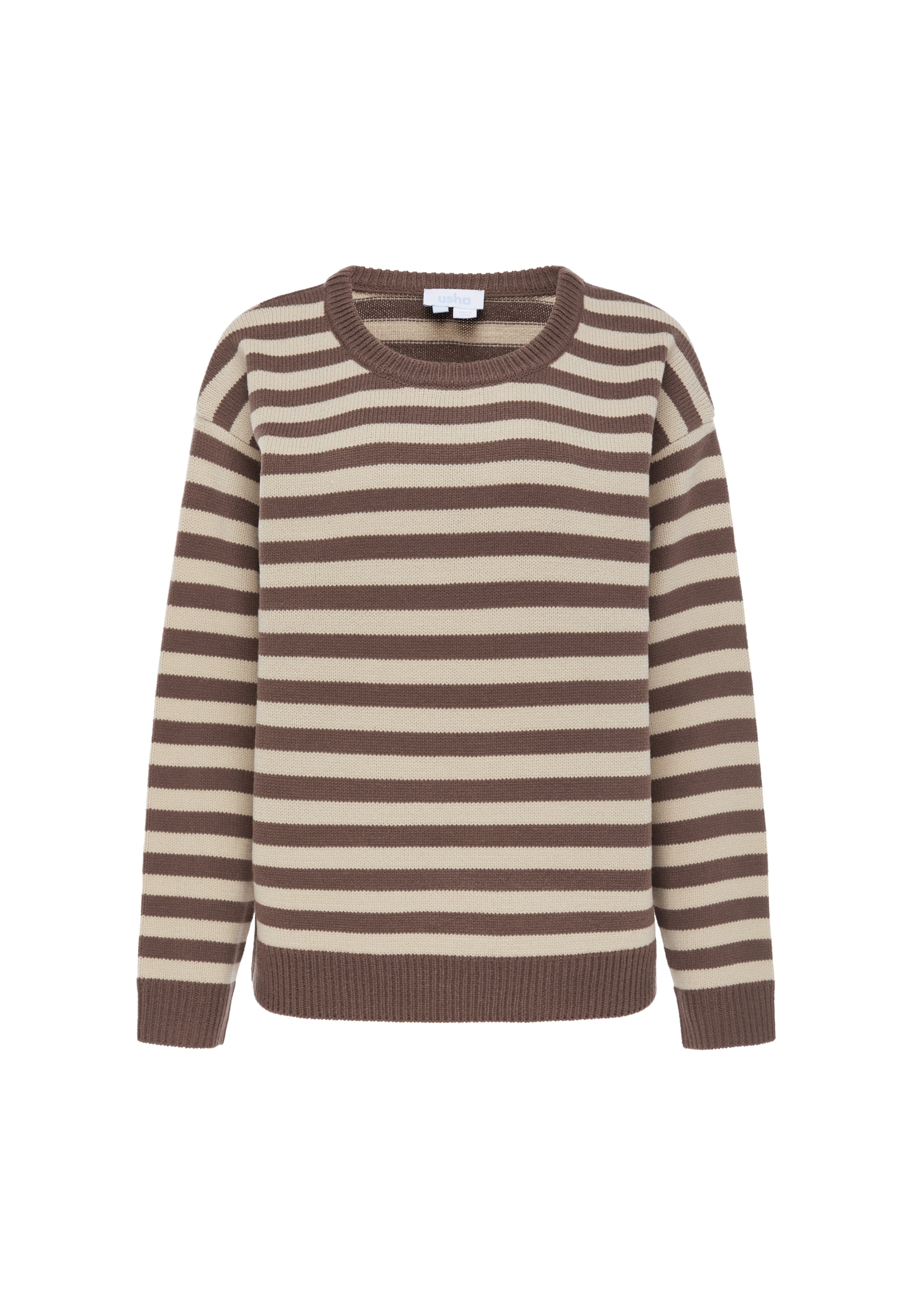 Pull-over usha BLUE LABEL en beige : devant
