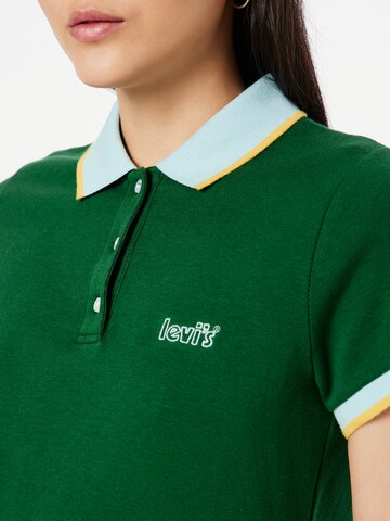 LEVI'S ® Jurk 'Pia Polo Dress' in Groen