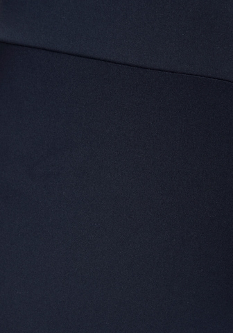 LASCANA Wide Leg Pyjamahose in Blau