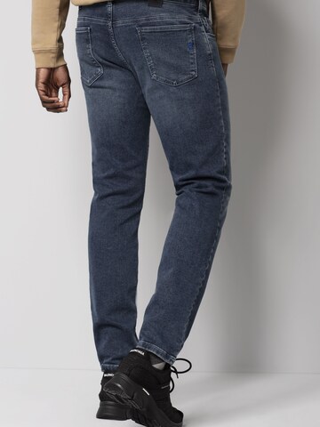 Coupe slim Jean MEYER en bleu