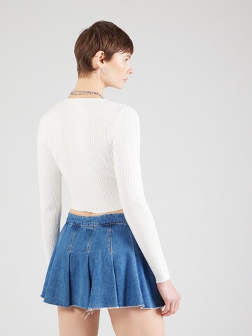 Tally Weijl Knit Cardigan in White