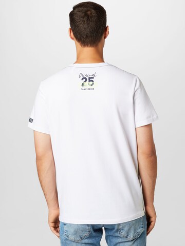 CAMP DAVID Shirt 'Ocean´s Seven I' in Wit