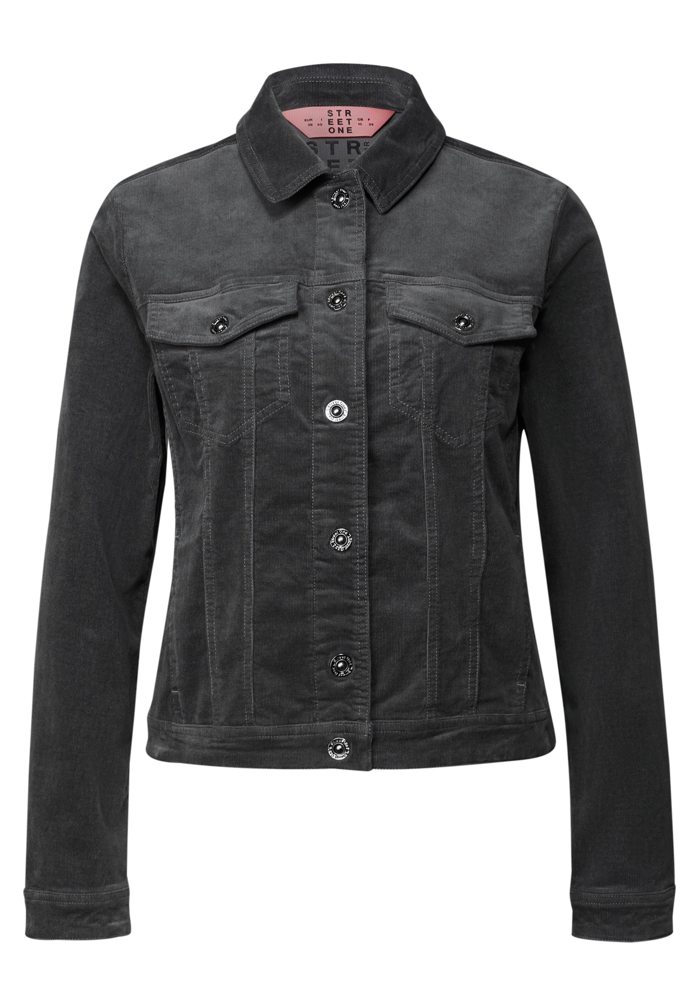 STREET ONE Übergangsjacke in Grau: Vorderseite