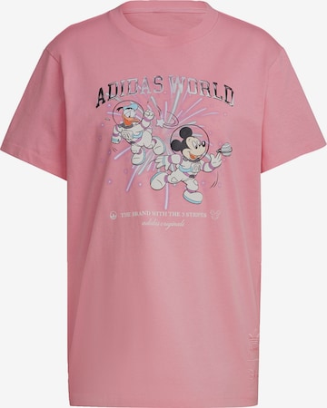 ADIDAS ORIGINALS Shirt 'Disney Graphic' in Pink: predná strana