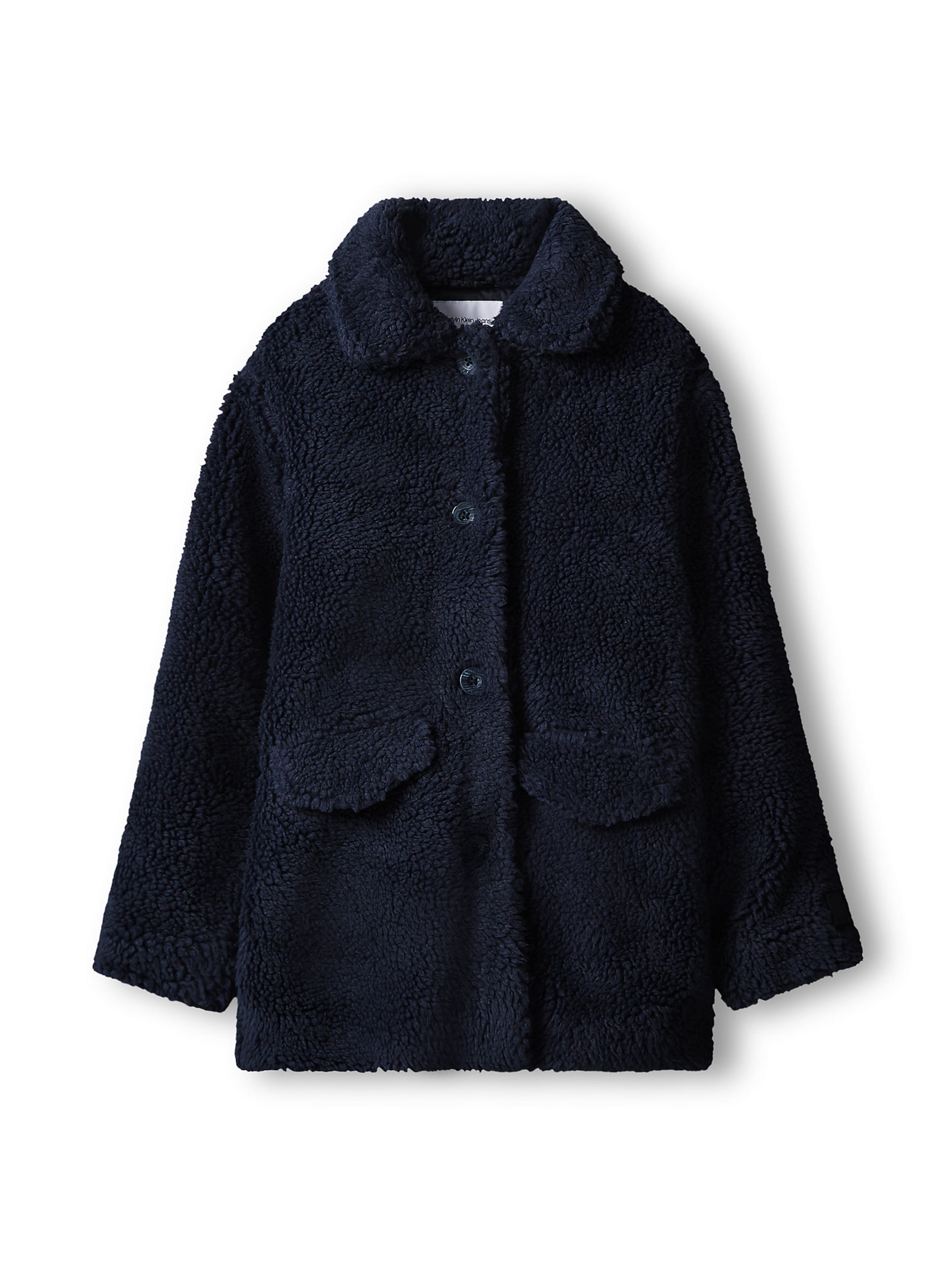 Calvin Klein Jeans Mantel in Blauw: voorkant