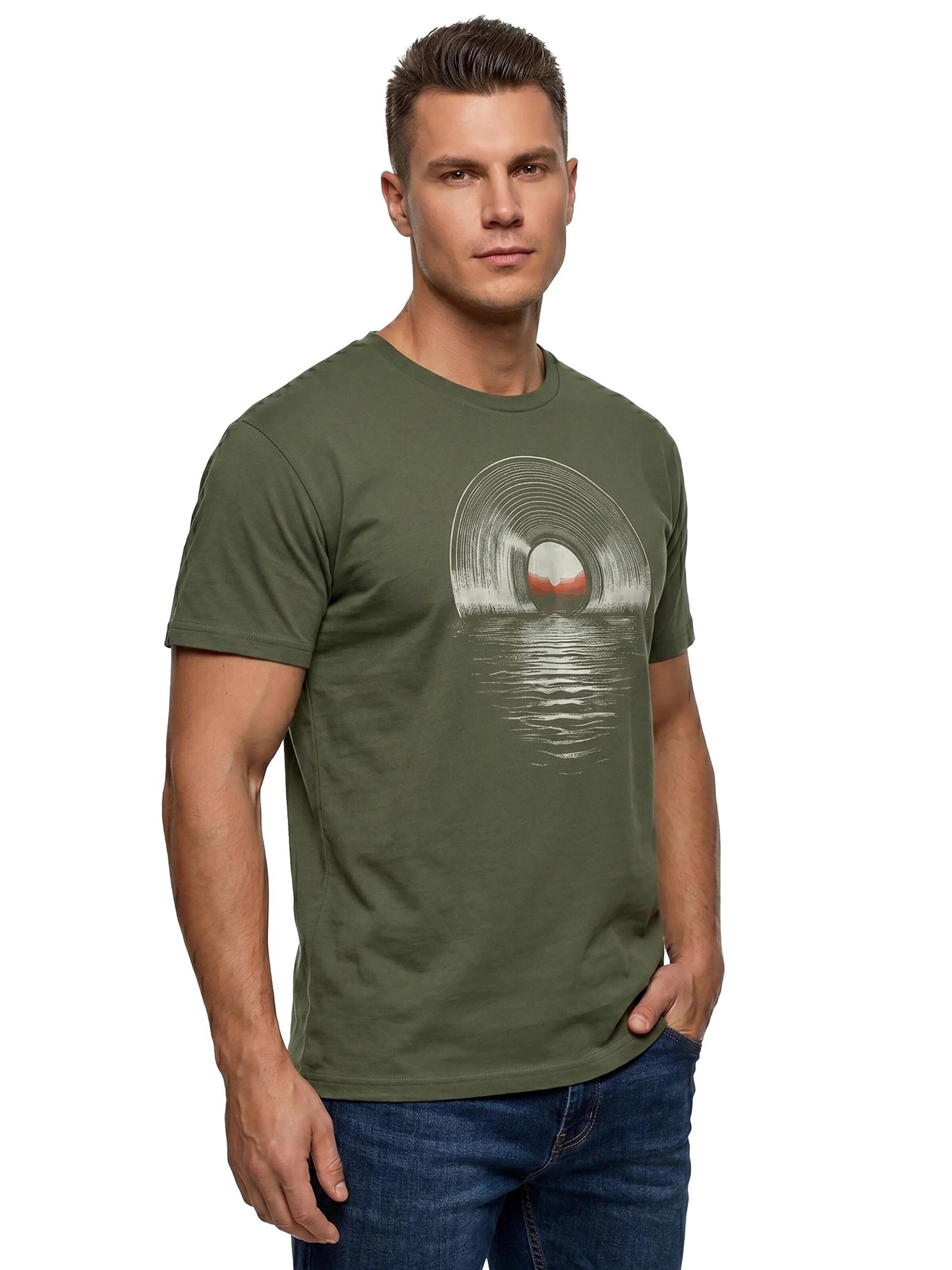 MAKAYA Shirt 'Sea Record' in Green