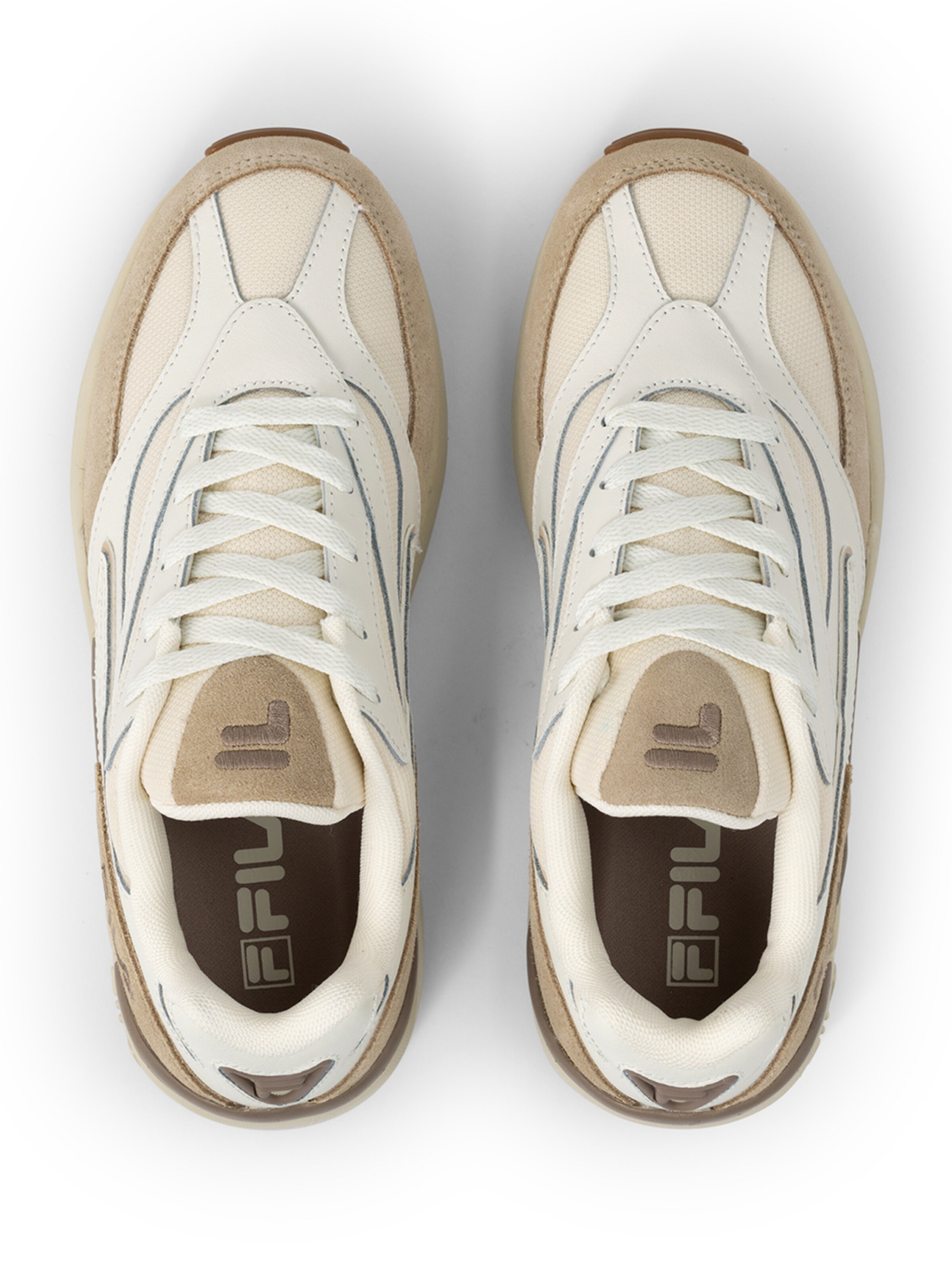 Sneaker low de la FILA pe alb