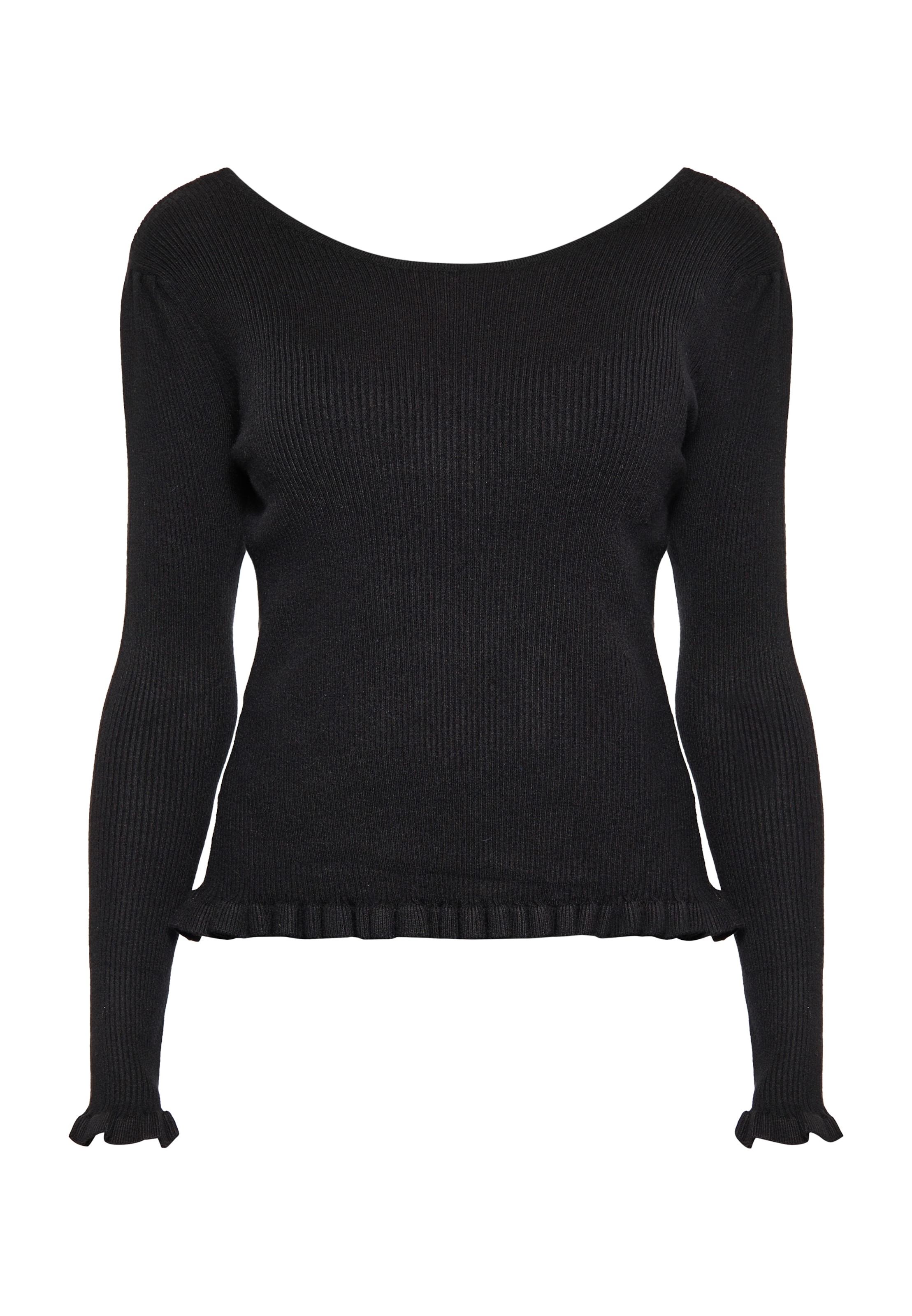 faina Pulóver - fekete: elől