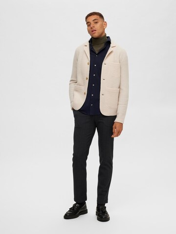 SELECTED HOMME Regular fit Suit Jacket 'Nealy' in Beige