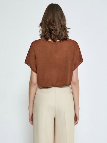 Pullover 'Carlina' di minus in marrone