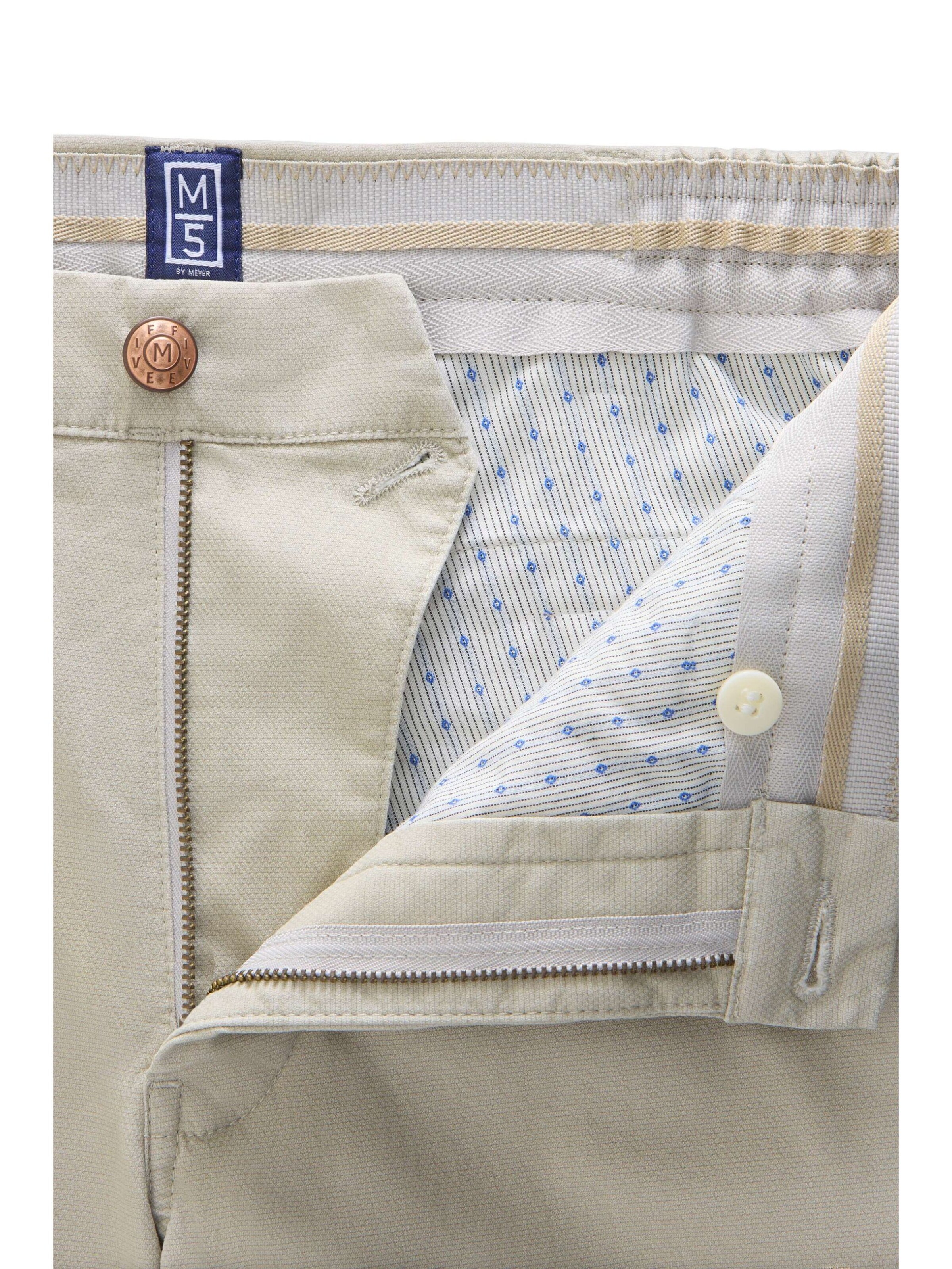 Regular Pantalon chino 'M5 Move 1-6025' MEYER en blanc