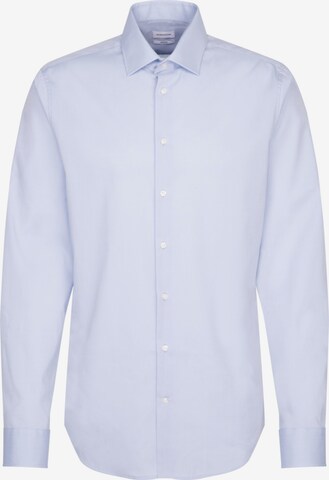 Coupe slim Chemise business SEIDENSTICKER en bleu : devant