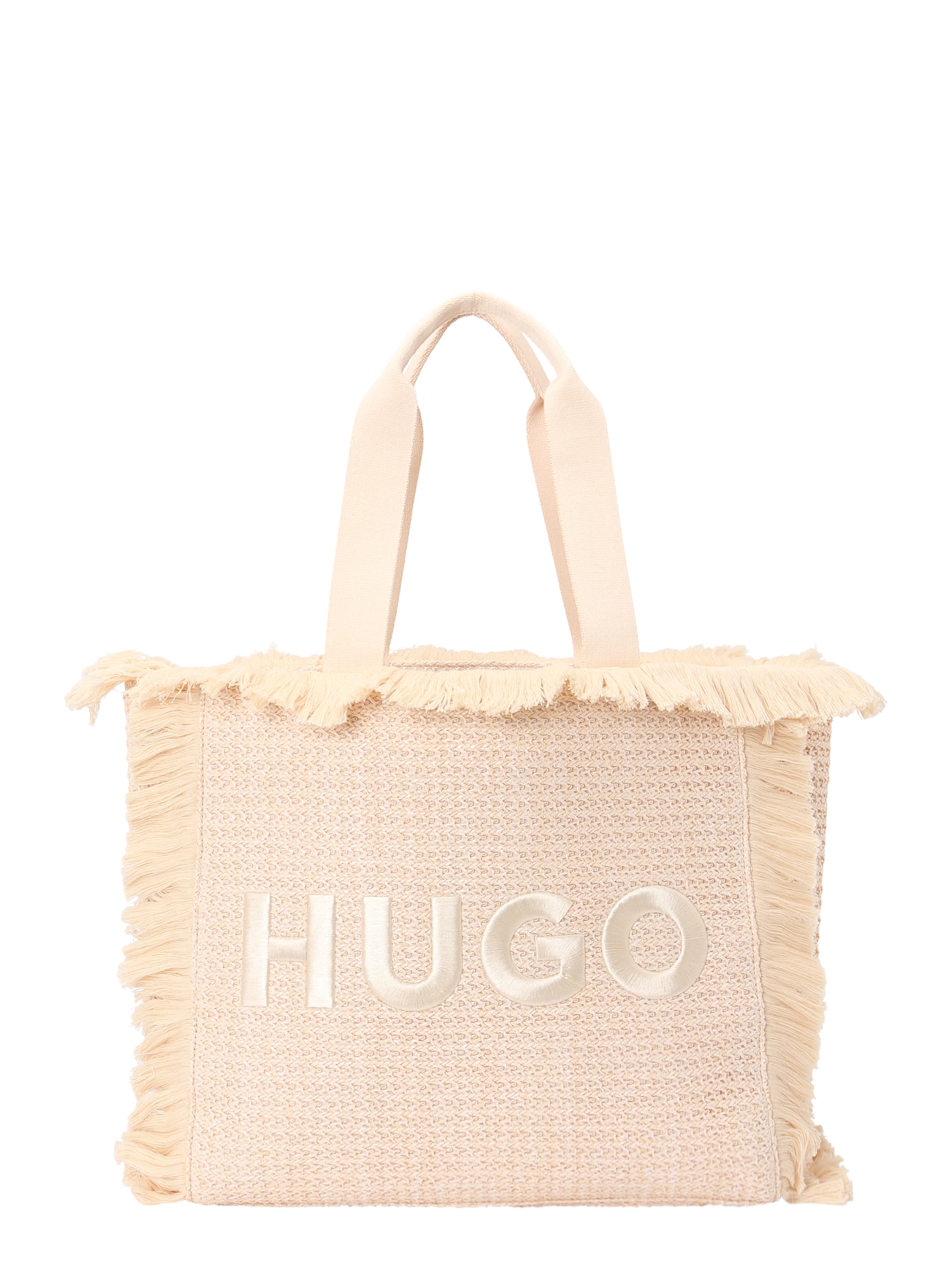 HUGO Μεγάλη τσάντα 'Becky' σε μπεζ: μπροστά