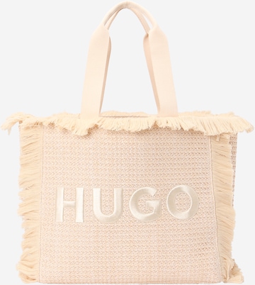 smėlio HUGO Pirkinių krepšys 'Becky': priekis