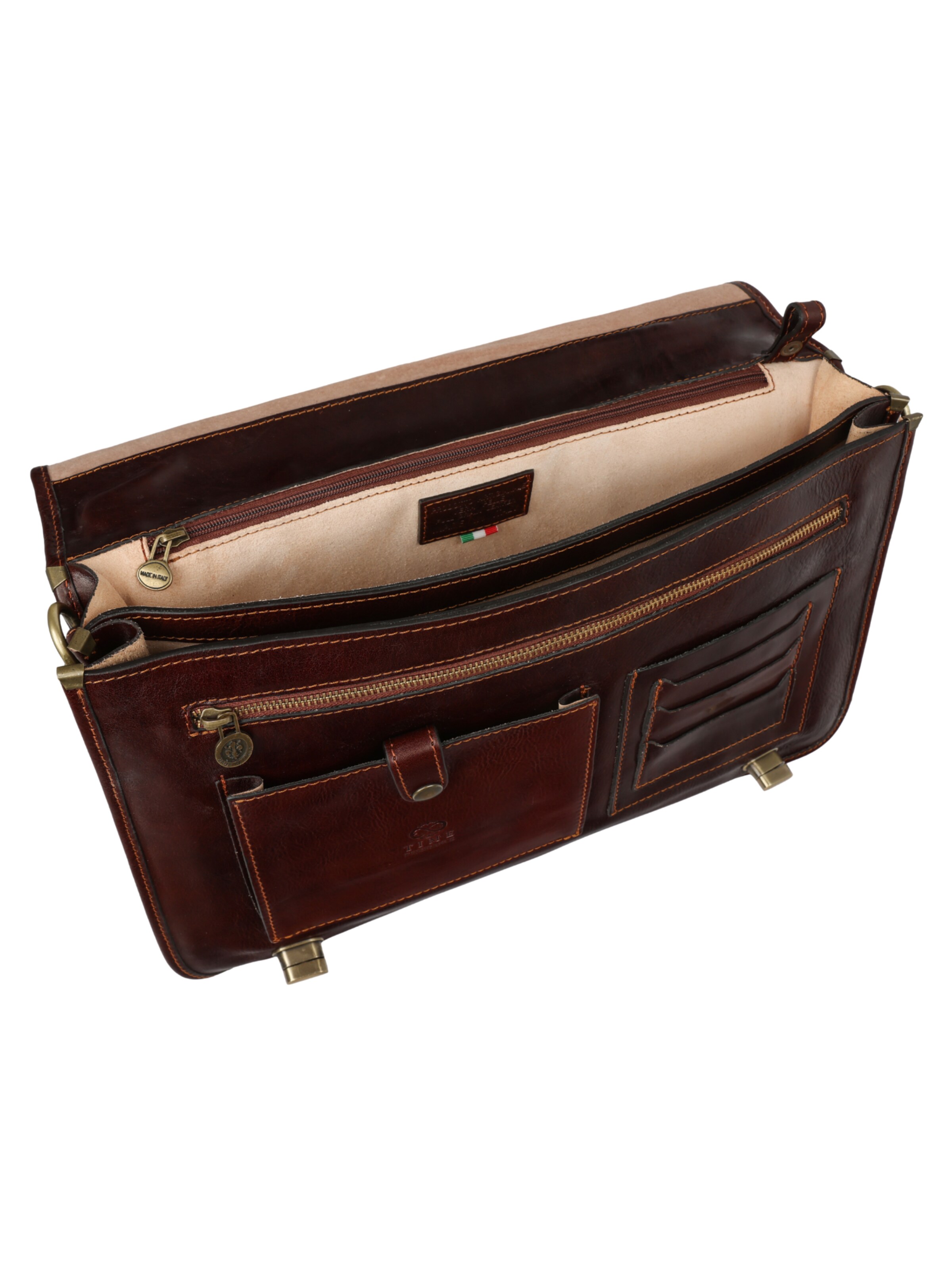 Time Resistance Briefcase 'Illusions' in Brown