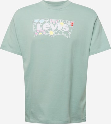 LEVI'S ® Shirt 'Vintage Fit Graphic Tee' in Groen: voorkant