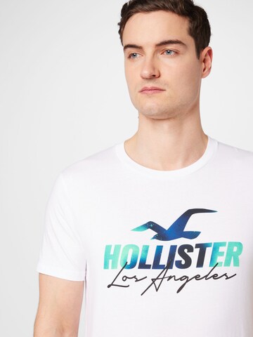 HOLLISTER Tričko – bílá