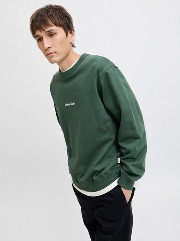 JACK & JONESSweater majica 'JORNORREBRO' - zelena boja