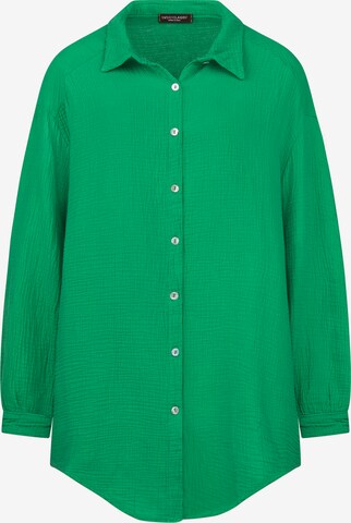 SASSYCLASSY - Blusa en verde: frente