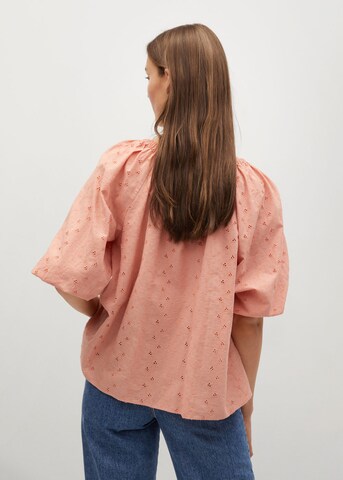 MANGO Bluse 'Brisbain' i pink