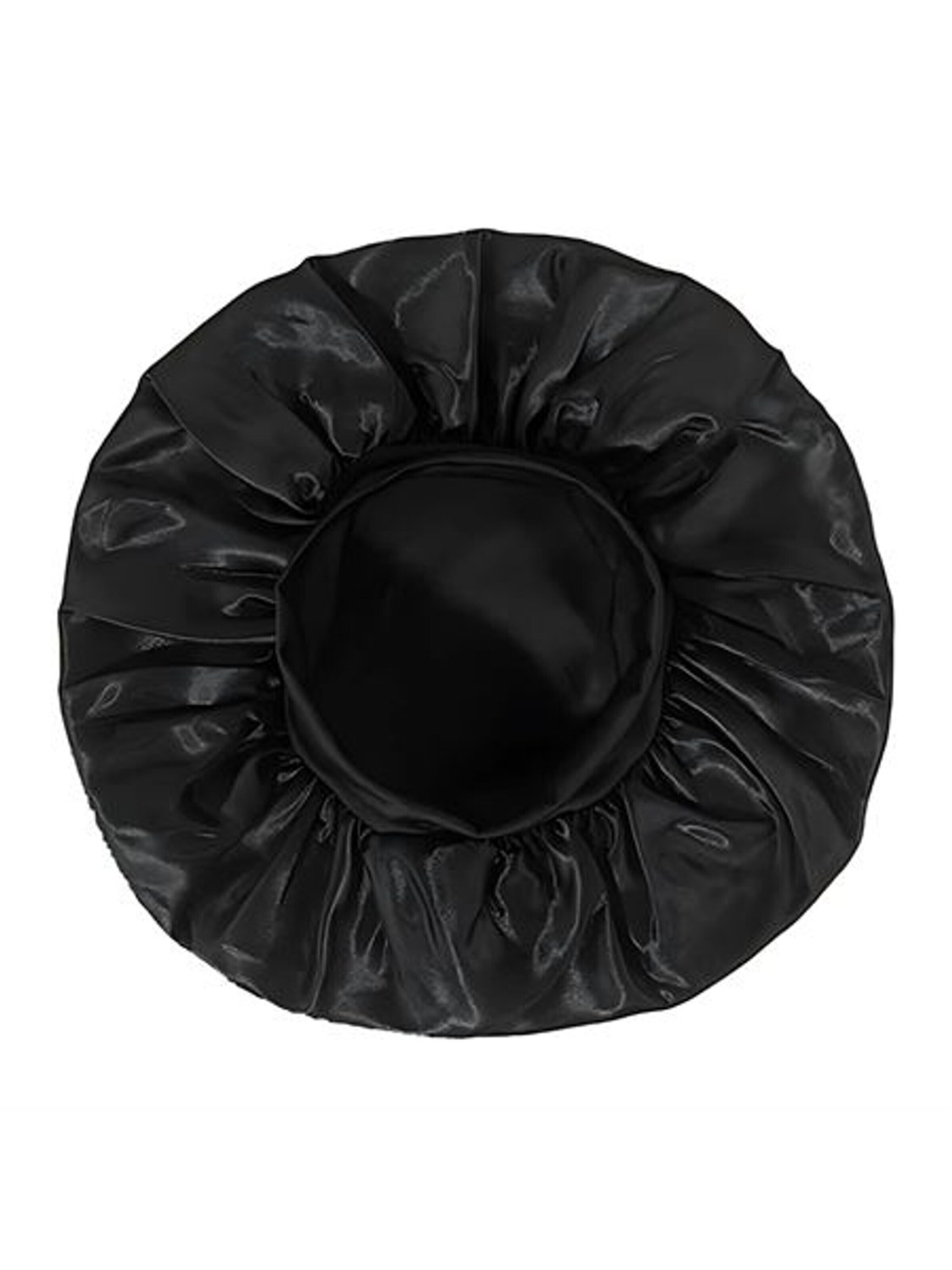 soho Hair accesoires - Bijuteria de cabelo 'Safiya Satin Bonnet' em preto