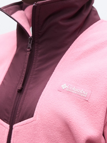 Bluză cu fermoar sport 'Sequoia Grove' de la COLUMBIA pe roșu